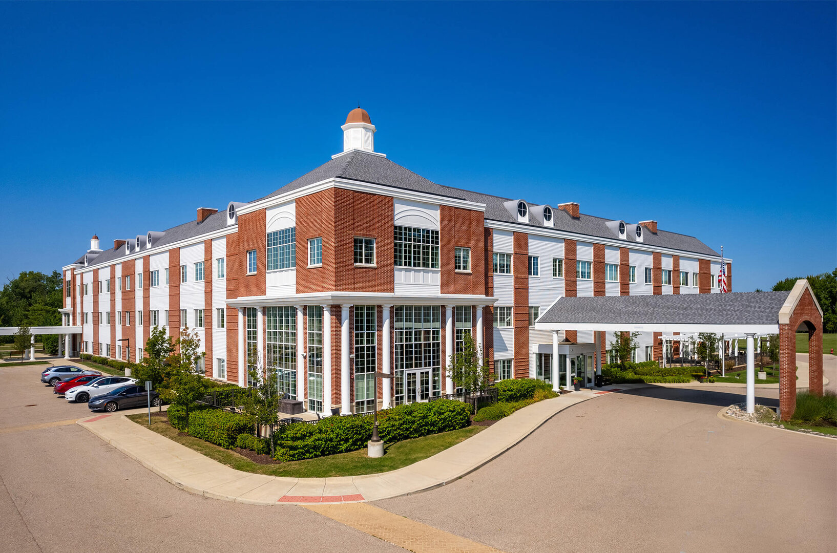 Exterior shot of Avalon of Commerce Township senior living community